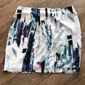 Multicoloured mini skirt